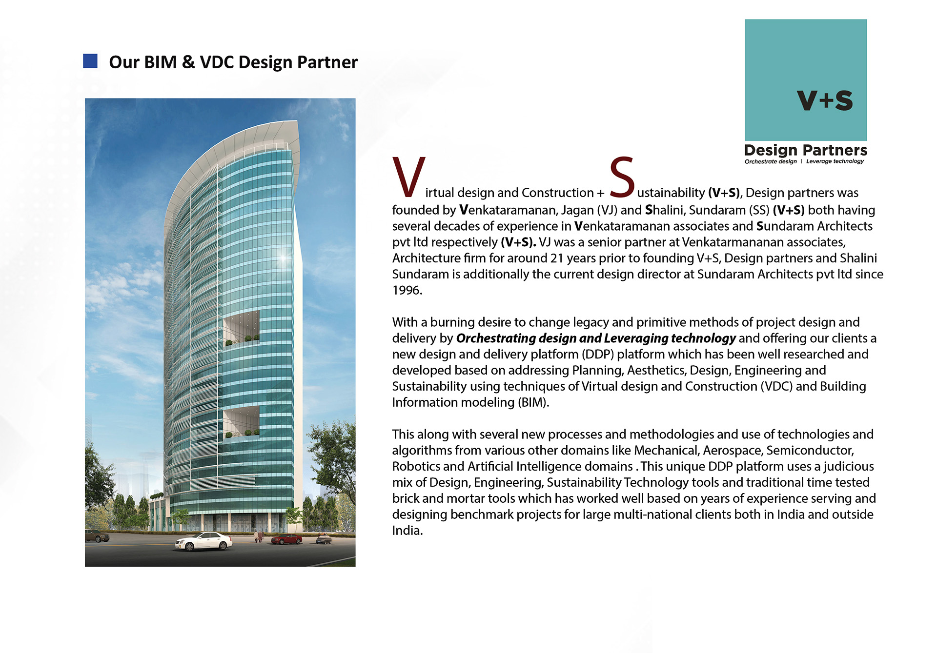 BIM / VDC Capability of Sundaram Architects