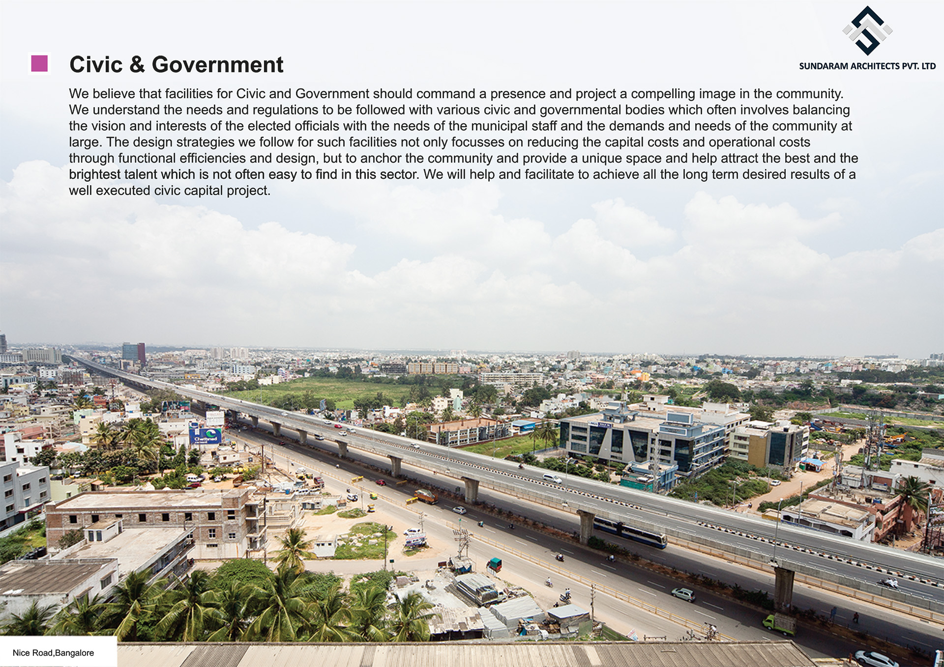 Nice Road, Bangalore - Civic & Government Design - Best Structural Design in India,Bangalore