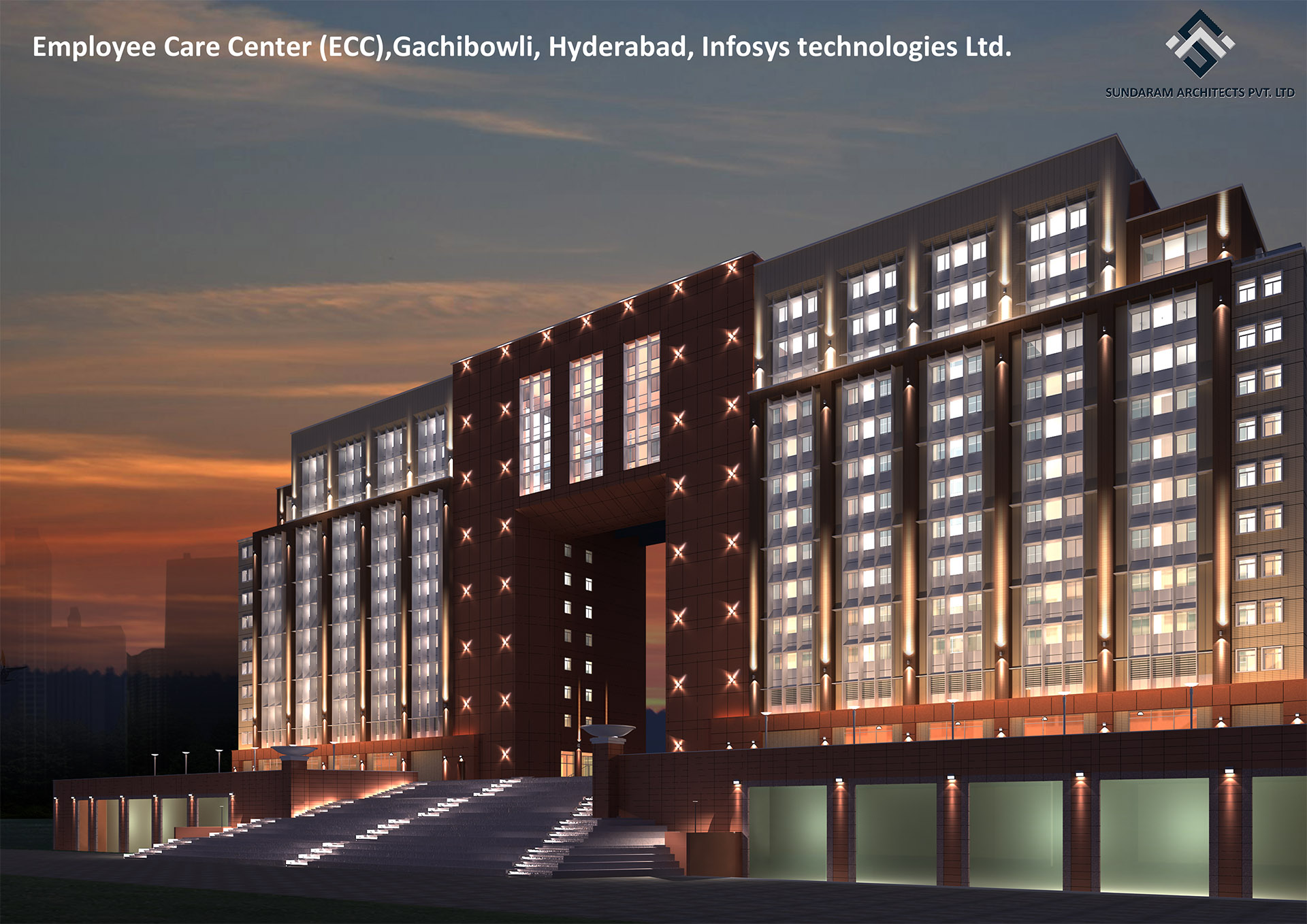 Employee Care Center (ECC), Gachibowli, Infosys Technologies Ltd, Hyderabad - Corporate Offices & IT Design