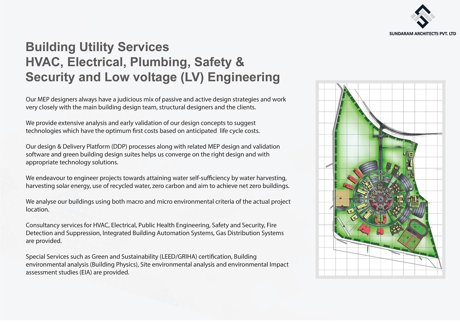 Electrical Services for Sundaram Architects - Best Electrical Engineering & Electrical BIM Consultancy Firm in Bangalore, India